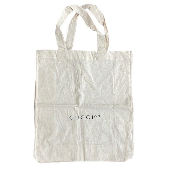 Gucci Handbags - Authentic Gucci Canvas shopping bag NEW
